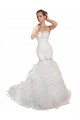 Sleeveless Sweetheart Tulle White Chapel Train Wedding Dress Leicester
