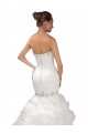Sleeveless Sweetheart Tulle White Chapel Train Wedding Dress Leicester