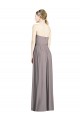 Sleeveless Sweetheart Soft Chiffon Dusty Rose Long Bridesmaid Dress Leicester