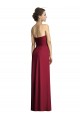 Sleeveless Sweetheart Soft Chiffon Burgundy A-Line Long Formal Dress / Bridesmaid Dress Leicester