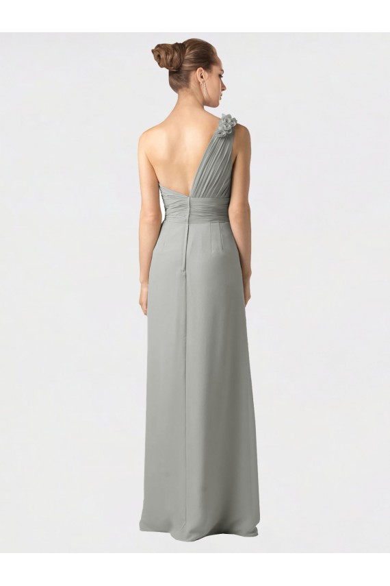 Sleeveless Sweetheart Soft Chiffon Black Long Bridesmaid Dress / Formal Dress Leicester