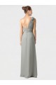 Sleeveless Sweetheart Soft Chiffon Black Long Bridesmaid Dress / Formal Dress Leicester