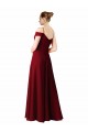 Sleeveless Sweetheart Chiffon Burgundy Long Bridesmaid Dress / Evening Dress Leicester
