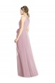 Sleeveless Halter Neck Soft Chiffon Primrose Long Bridesmaid Dress Leicester