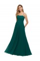 Sleeveless Square Neck Soft Chiffon Hunter Long Bridesmaid Dress Leicester