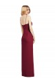 Sleeveless V-Neck Soft Chiffon Coral Long Formal Dress / Bridesmaid Dress Leicester