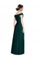 Sleeveless V-Neck Soft Chiffon Ever Green Long Formal Dress / Bridesmaid Dress Leicester