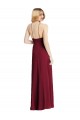 Sleeveless High Neck Soft Chiffon Dark Green Long Semi Formal Evening Dress / Bridesmaid Dress Leicester