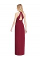 Sleeveless V-Neck Soft Chiffon Desert Rose Long Formal Evening Gown / Bridesmaid Dress Leicester