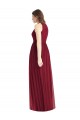 Sleeveless Halter Neck Soft Chiffon Lilac Long Bridesmaid Dress Leicester