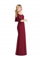 Cold Shoulder Halter Neck Soft Chiffon Sage Long Semi Formal Evening Dress / Bridesmaid Dress Leicester