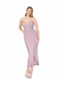 Sleeveless High Neck Soft Chiffon Primrose Knee Length High Low Evening Gown / Prom Dress / Bridesmaid Dress Leicester