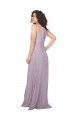 Sleeveless Halter Neck Chiffon Pink Glow Long Bridesmaid Dress / Evening Dress Leicester