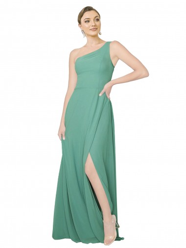 Sleeveless Strapless Soft Chiffon Icelandic Silver Long Bridesmaid Dress Leicester