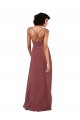 Sleeveless V-Neck Soft Chiffon Black Long Formal Evening Gown / Bridesmaid Dress Leicester