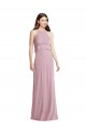 Sleeveless Halter Neck Chiffon Primrose Long Bridesmaid Dress / Evening Dress Leicester