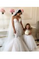 Sleeveless Bateau Neck Tulle & Lace Ivory Ball Gown Chapel Train Flower Girl Dress Leicester