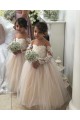 Long Sleeves Sweetheart Tulle & Lace Ivory Chapel Train Little Flower Girl Dress Leicester