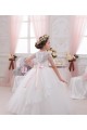 Sleeveless Sweetheart Tulle & Lace Ivory Long Flower Girl Dress Leicester