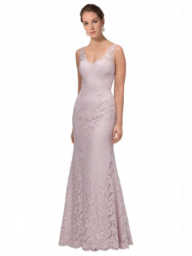 Sleeveless Sweetheart Lace Long Formal Dress / Bridesmaid Dress Leicester