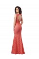 Sleeveless V-Neck Lace Long Bridesmaid Dress Leicester