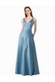 Sleeveless High Neck Satin Long Black Tie Prom Dress / Bridesmaid Dress Leicester
