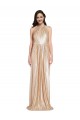 Sleeveless High Neck Sequin Gold Long Formal Evening Gown / Prom Dress / Bridesmaid Dress Leicester