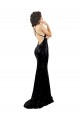 Sleeveless V-Neck Sequin Black Long Black Tie Evening Gown / Prom Dress / Bridesmaid Dress Leicester