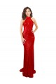 Sleeveless High Neck Sequin Red Long Formal Evening Gown / Prom Dress / Bridesmaid Dress Leicester