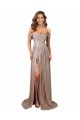 Sleeveless Strapless Sequin Champagne Long Formal Evening Gown / Prom Dress / Bridesmaid Dress Leicester