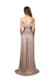 Sleeveless Strapless Sequin Champagne Long Formal Evening Gown / Prom Dress / Bridesmaid Dress Leicester