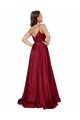 Sleeveless Sweetheart Silk like Satin French Blue Long Black Tie Evening Gown / Prom Dress / Bridesmaid Dress Leicester