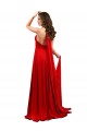 Sleeveless Halter Neck Spandex Red Long Formal Evening Gown / Prom Dress / Bridesmaid Dress Leicester