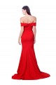 Sleeveless Sweetheart Stretch Crepe Red Long Bridesmaid Dress / Evening Dress Leicester