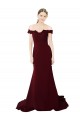 Sleeveless Sweetheart Stretch Crepe & Lace Burgundy Gold Sweep Train Formal Evening Gown / Prom Dress / Bridesmaid Dress Leicester