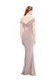 Sleeveless V-Neck Stretch Crepe Dusty Pink Long Formal Evening Gown / Prom Dress / Bridesmaid Dress Leicester