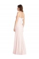 Sleeveless Strapless Stretch Crepe Pink Long Semi Formal Evening Dress / Prom Dress / Bridesmaid Dress Leicester
