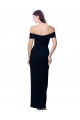 Sleeveless Sweetheart Stretch Crepe Black Long Formal Dress / Bridesmaid Dress Leicester