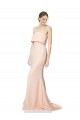 Sleeveless High Neck Stretch Crepe Nude Long Black Tie Evening Gown / Prom Dress / Bridesmaid Dress Leicester