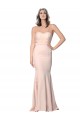Sleeveless Sweetheart Stretch Crepe & Tulle Nude Long Formal Evening Gown / Prom Dress / Bridesmaid Dress Leicester