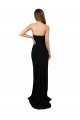 Sleeveless High Neck Stretch Crepe Black Long Formal Evening Gown / Prom Dress / Bridesmaid Dress Leicester