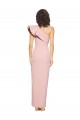 Sleeveless One Shoulder Stretch Crepe Mauve Long Formal Evening Gown / Prom Dress / Bridesmaid Dress Leicester