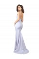 Sleeveless High Neck Stretch Crepe White Long Beach Wedding Dress Leicester