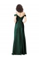 Sleeveless Spaghetti Straps Stretch Satin Hunter Long Formal Evening Gown / Prom Dress / Bridesmaid Dress Leicester