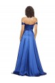 Sleeveless Sweetheart Stretch Satin Royal Blue Sweep Train Formal Evening Gown / Prom Dress / Bridesmaid Dress Leicester