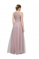 Sleeveless Sweetheart Tulle & Lace Light Lilac Long Bridesmaid Dress Leicester