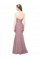 Sleeveless Strapless Tulle Mermaid Long Bridesmaid Dress Leicester