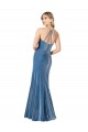 Sleeveless Jewel Neck Stretch Velvet Black Long Formal Evening Gown / Prom Dress / Bridesmaid Dress Leicester